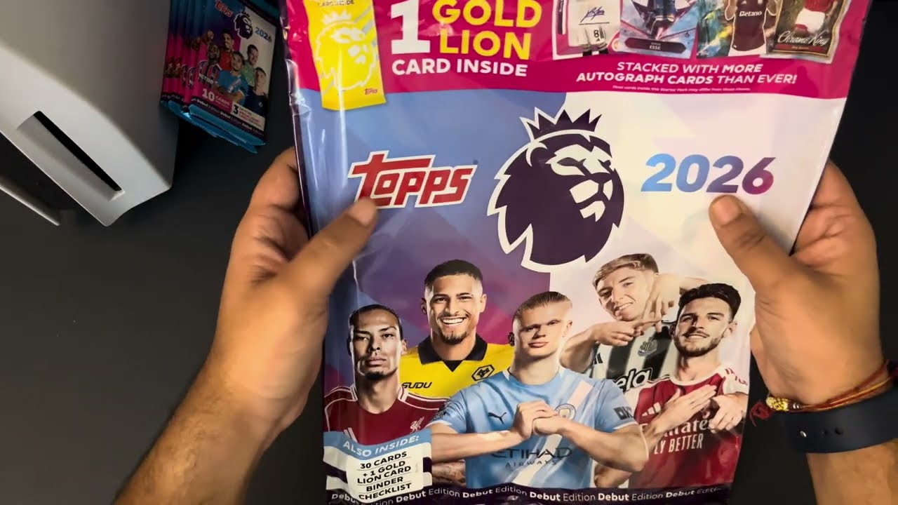 Opening the *NEW* Topps Premier League 2026 Starter Pack! First ever in *INDIA*