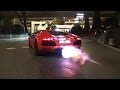 Lamborghini Aventador shooting CRAZY FLAMES!