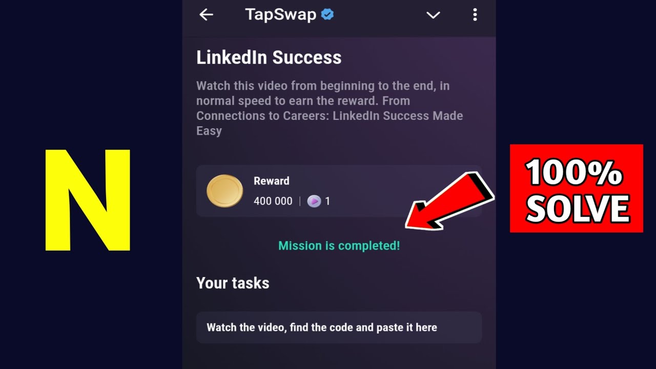 Success Bar Code LinkedIn Success | Tapswap Code | From Connections to Careers: LinkedIn ...