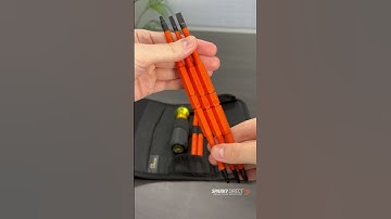 ASMR Klein Tools 8-In-1 Interchangeable Insulated Screwdriver Set!!!🔥