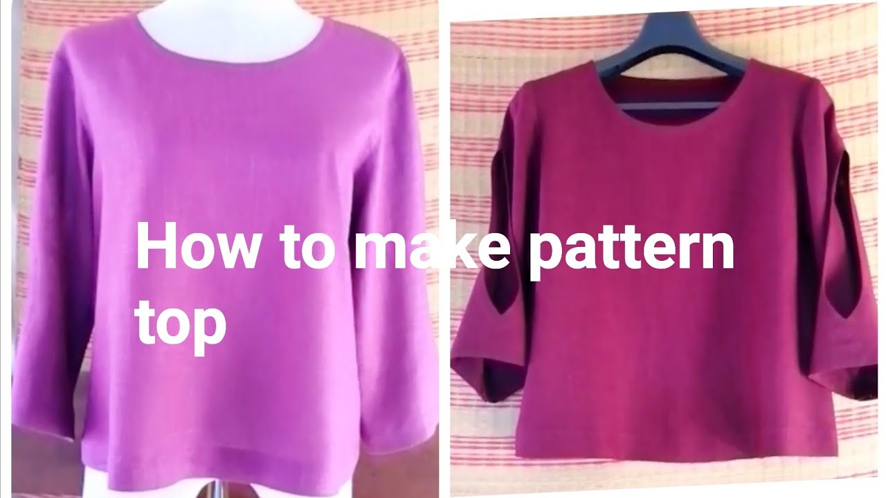 How to make top patterns - YouTube