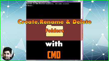How to Create, Rename and Delete folders with CMD