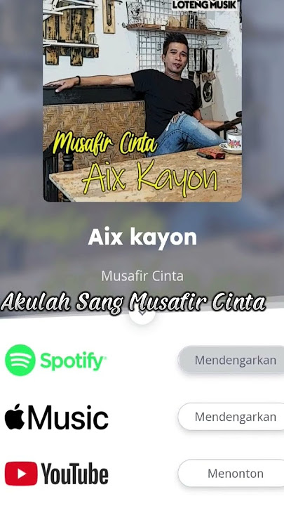 Musafir Cinta - Aix kayon #lotengmusik #aixkayon #laguhits #spotify #lagubaru #musafircinta #musafir