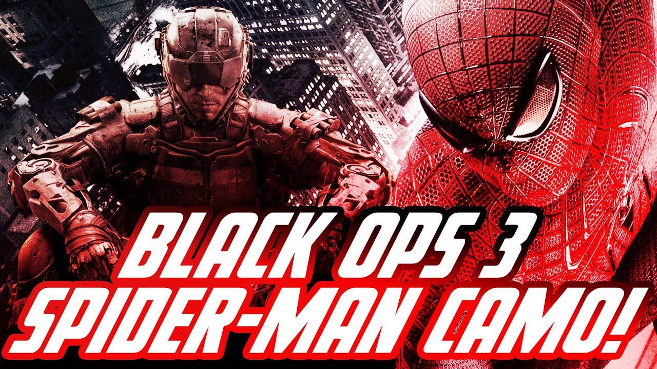 Black Ops 3 - Spider-Man Camo - BO3 Paintshop (How To Make)