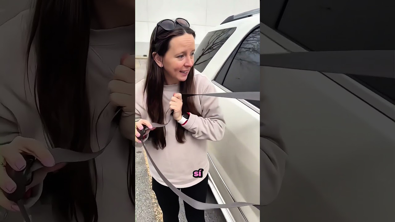 Este truco con el cinturón de seguridad podría salvarte la vida🤯 #safety #cartrip