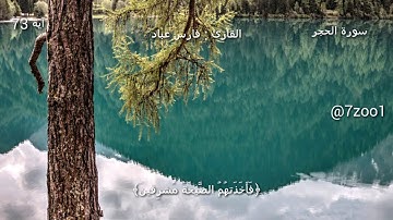 قرآن كريم بصوت القارئ: فارس عباد || أجمل حالات واتس اب دينيه || تلاوة خاشعة 🌿
