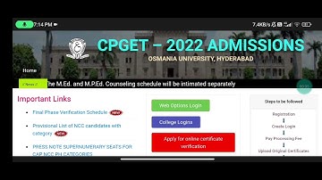 CPGET 2022 | Final phase allotment update