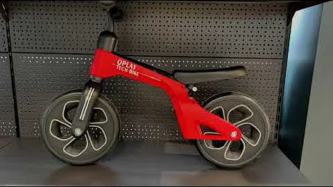 EUROSCOOTER.EU / Līdzsvara ritenis / balansa velosipēds / QPlay Tech / 10 collas / 2+ gadi / sarkans