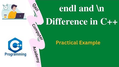 Endl vs \n in C++ Practical example in Urdu|Hindi
