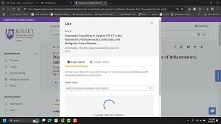 How to get an APA citation from an EBSCO database