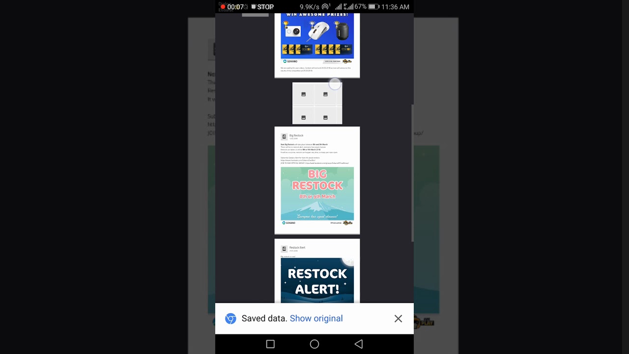 Gokano restock march