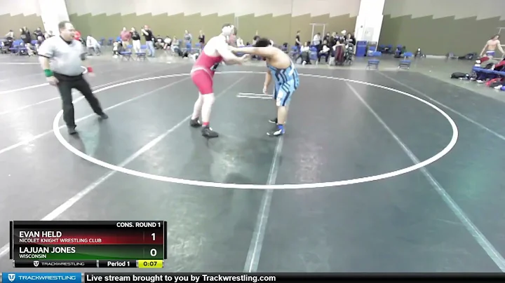 285 Lbs Cons. Round 1 - Evan Held, Nicolet Knight Wrestling Club Vs Lajuan Jones, Wisconsin F88f