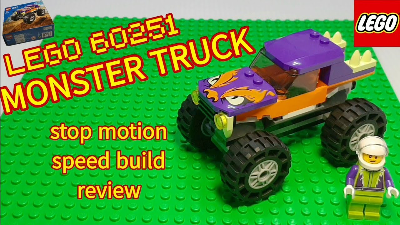 LEGO 60251 | MONSTER TRUCK | Stop motion build review