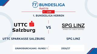 LIVE: UTTC Sparkasse Salzburg vs SPG Linz | Austrian Table Tennis Bundesliga