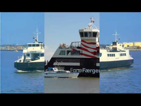 Esbjerg Fanø færgen igennem tiden - YouTube