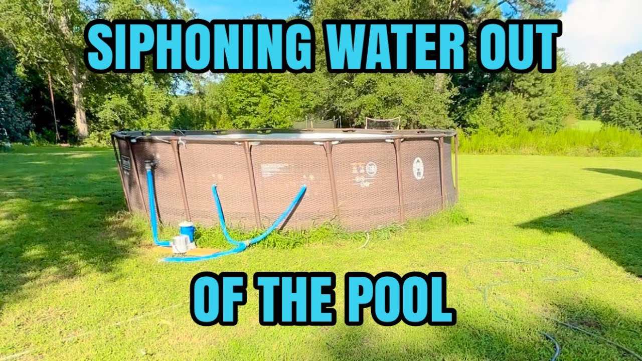 How to Siphon Water Out of a Pool (Easy Trick—No Sucking on the Hose!)