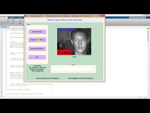 Matlab Project On Driver Drowsiness Detection Using Image Processing | With Source Code