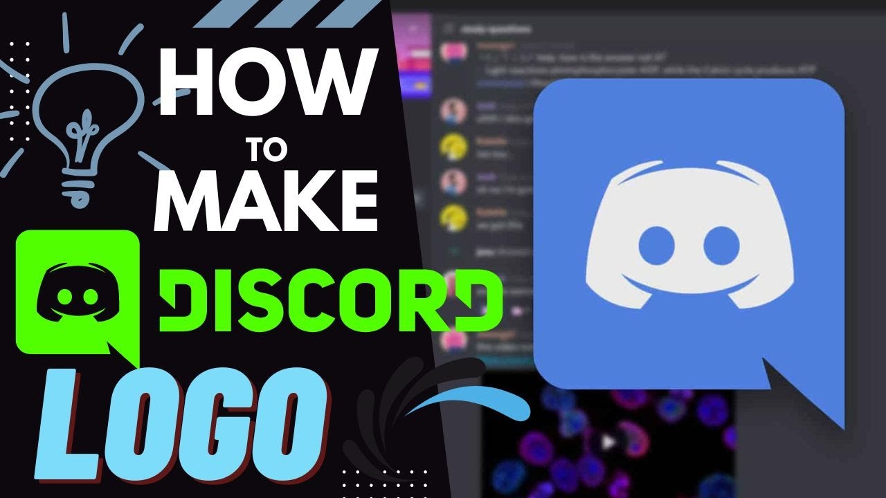 crea un logo discord animato