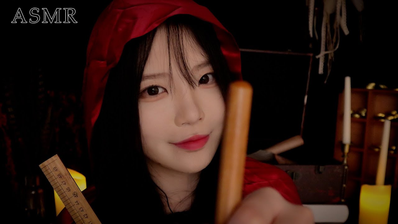 ASMR(Eng)마녀의 보석 지팡이 만들기 상황극/ 판타지 witch makes a magic wand RP