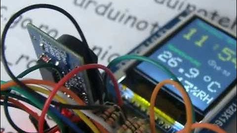 another adjusting clock with alarm, thermometer & hygrometer using DS3231 on 1.8" ST7735 display