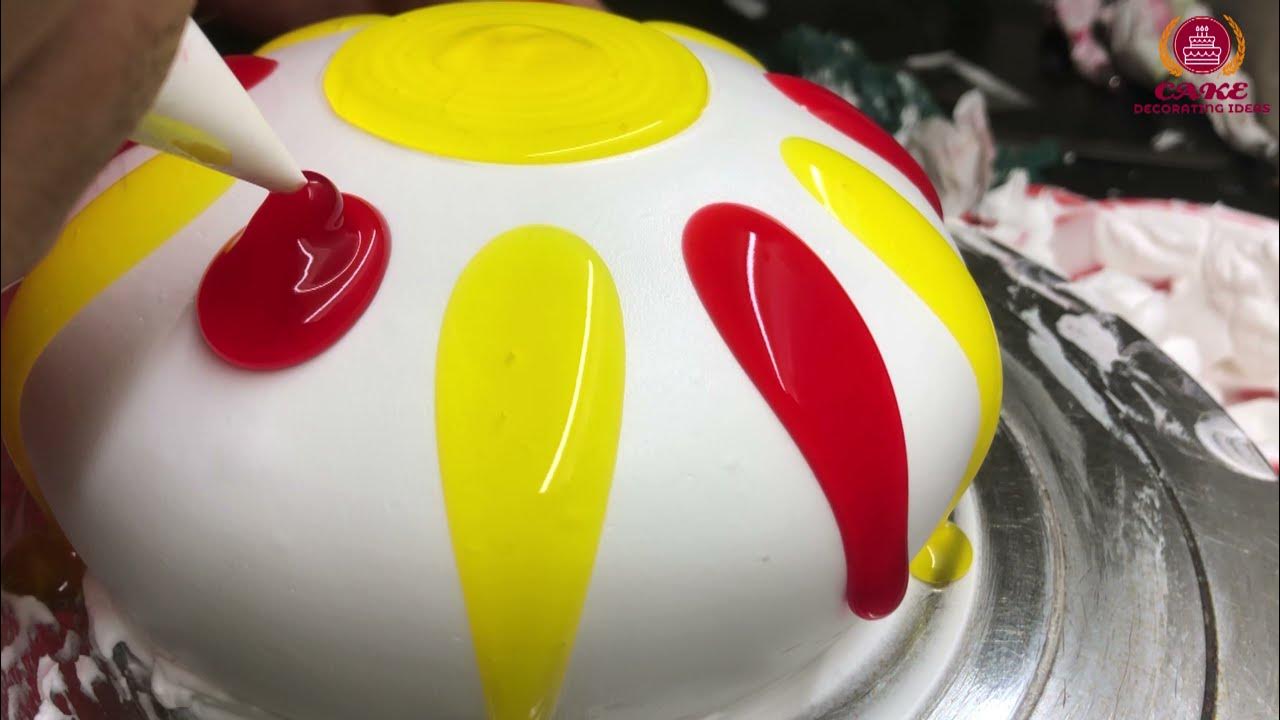 Cake Decorating With Piping Gel How To Apply Gel On Cake How To