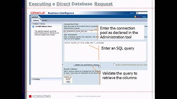 OBIEE 11g - Direct Database Request