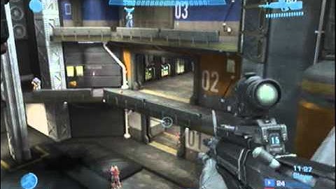 MLG F0X (A MLG Semi-Pro) Halo Reach MLG Gameplay Teamslayer on Countdown +8.