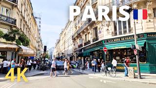 Paris, France - Walking tour in the 4th arrondissement -  Paris 4K