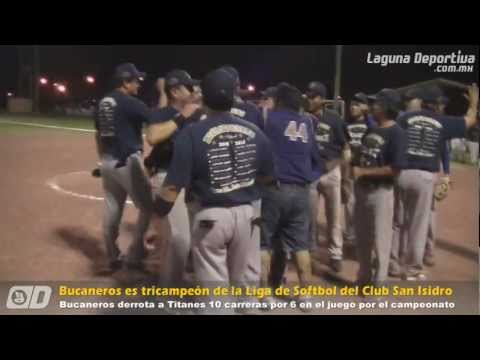 Bucaneros tricampen de softbol en San Isidro