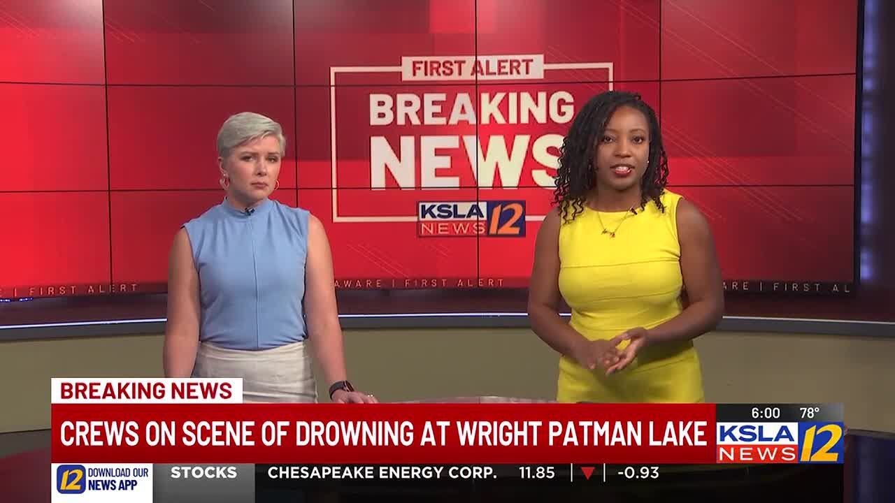 Crews on scene of drowning at Wright Patman Lake