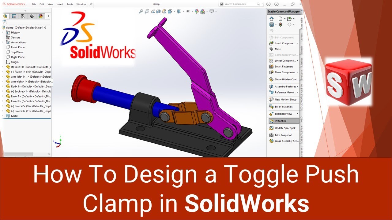 toggle clamp solidworks download