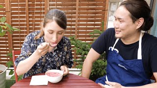 My Japanese husband cooks borscht without knowing the ingredients