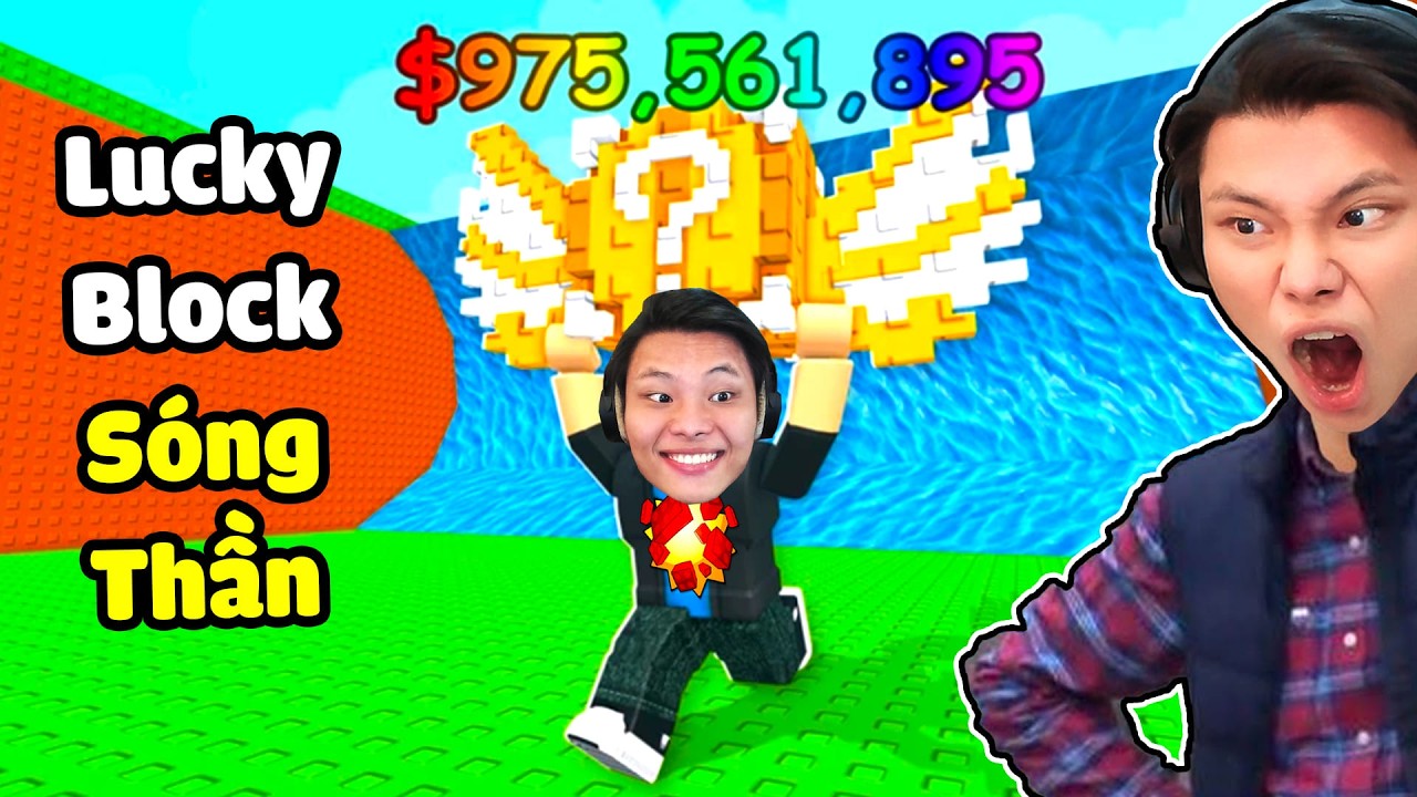 [ROBLOX] JayGray Cứu Lucky Block Siêu Hiếm Khỏi Sóng Thần😂🌊Thử Thách Troll Trẻ Trâu Cướp SCP-067 KID