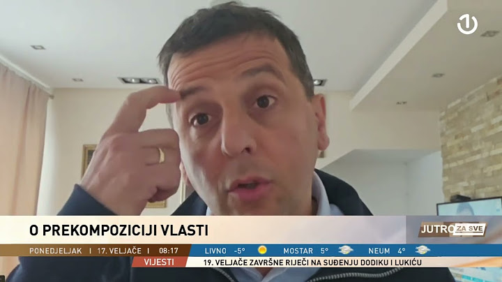 Gost Jutra za sve bio je Nebojša Vukanović, predsjednik liste "Za pravdu i red"