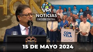 Noticias de Venezuela hoy en Vivo 🔴 Miércoles 15 de Mayo de 2024 - Emisión Central - Venezuela