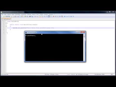 Java Tutorial  Hello World and Console Text Output