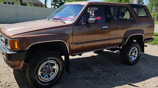 Get the 87 Toyota 4runner  ready for the meet up with me