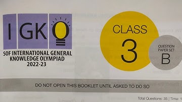 IGKO SOLUTION CLASS 3 | GK OLYMPIAD RESULT | #class3 #igko #olympiads #sof  #nso #gkforkids #gk