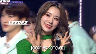 [Clean MR Removed] LE SSERAFIM (르세라핌) - 'Fearless' | Show Champion Encore 220601 Live Vocals MR  제거