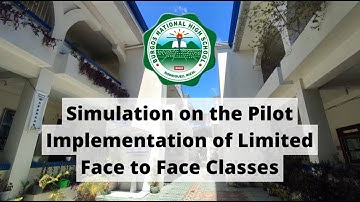 BNHS MAIN - LIMITED FACE TO FACE CLASSES SIMULATION OF SCHOOL PERSONNEL