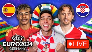 SPAIN VS CROATIA | EURO 2024 LIVE Watchalong