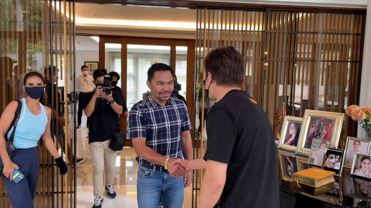 [Суперзвезда мира] Я был в особняке МЭННИ ПАКЬЯО.