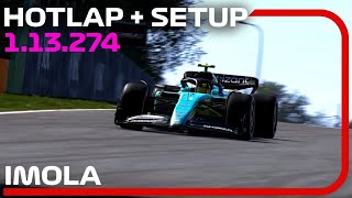 F1 23 IMOLA Hotlap   Setup (1:13.274) 89 th Worldwide Ranking 💪