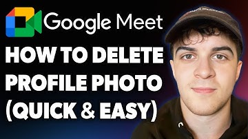 How to Delete Profile Photo From Google Meet Quick & Easy [2025 Full Guide]