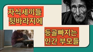 자식세끼들 뒷바라지에 등골빠지는 인간 부모들/자식과 감정을 끊어라