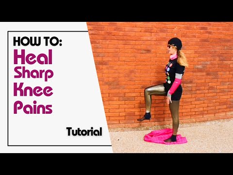 How to heal sharp knee pains during or after skating. Follow along yoga