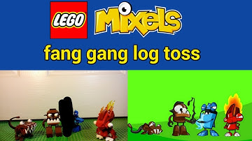 Lego Mixels - Fang Gang Log Toss (stop motion)
