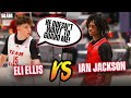 Unranked eli ellis drops 36 vs 5star unc commit ian jackson   team loaded nc vs wiz kids