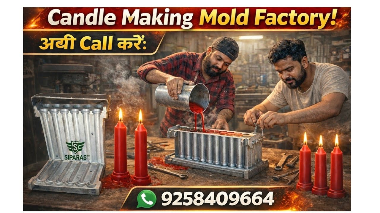 Siparas - Candle Making Mold Factory | Purchase Direct from Manufacturer call 9716616630