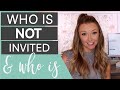 Creating Your Wedding Guest List | Who IS Invited To Your Wedding &amp; Who IS NOT